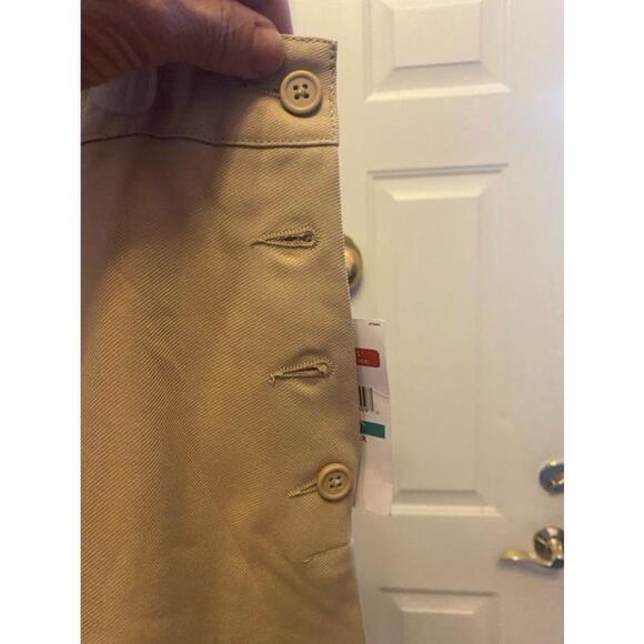 Women's Tommy Hilfiger Khaki A-Line Skirt Size 16 - Picture 5 of 6